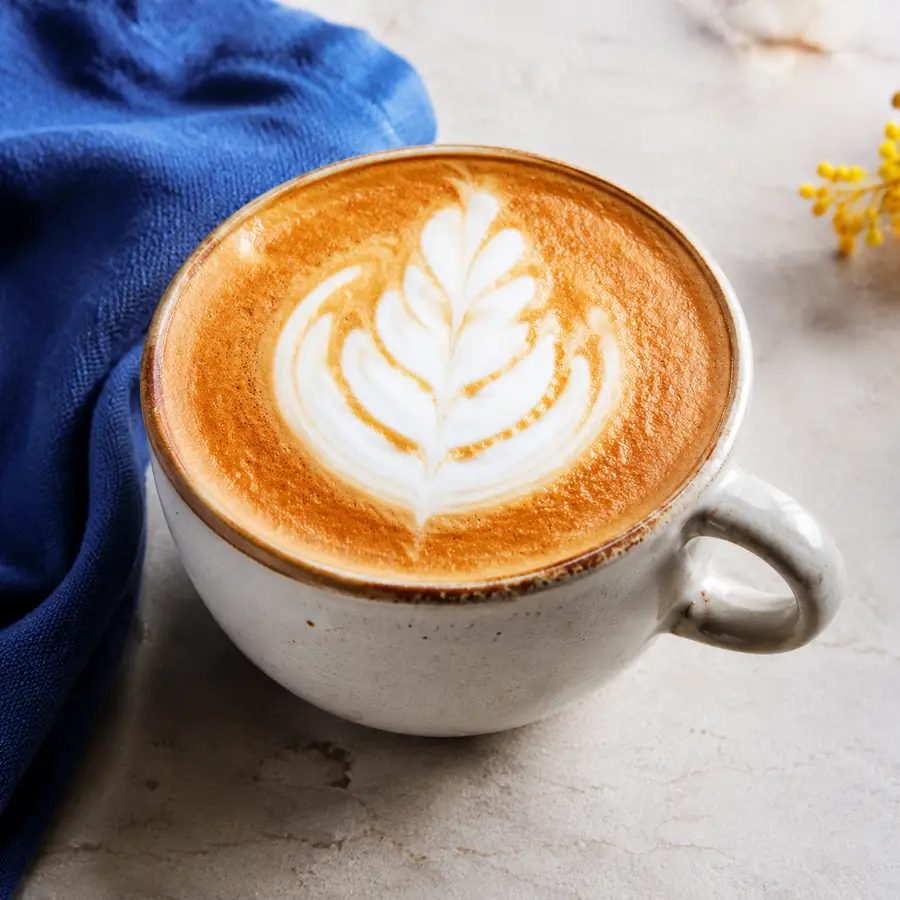 Cappuccino with silky microfoam