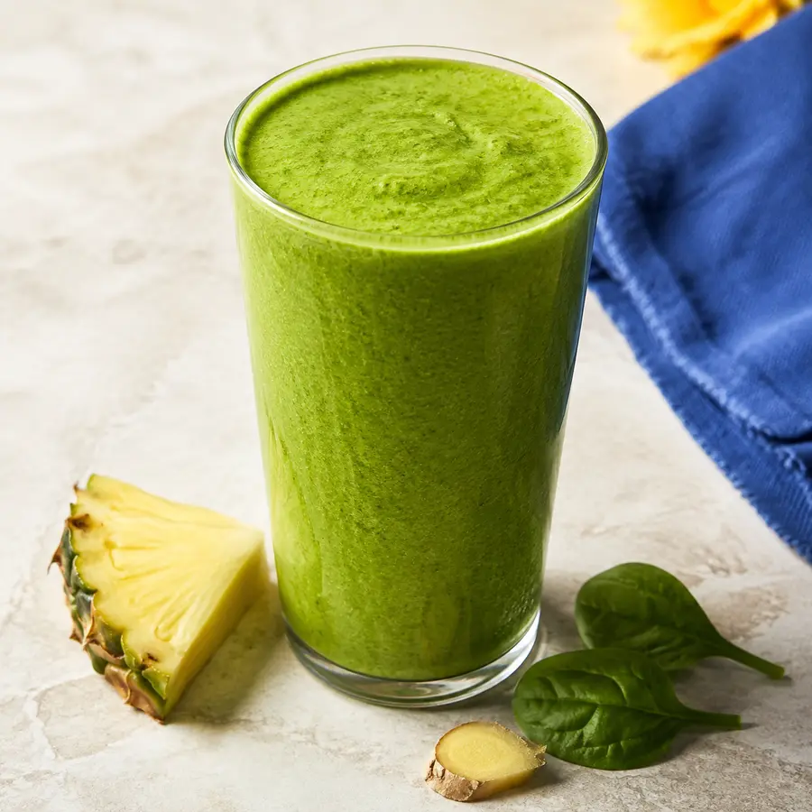 Vivid green Green Glow smoothie