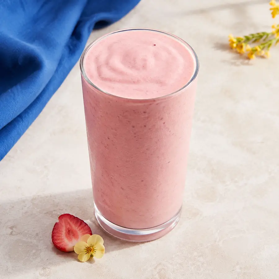 Creamy pink Strawberry Cloud smoothie